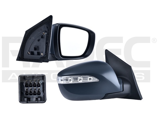 [018-3407-04] ESPEJO HY IX-35 15 ELECTRICO C/DESEMPANANTE C/DIRECCIONAL E/ABATIBLE P/PINTAR GLS/LIMITED L4 4 CILINDROS 2.0L 5 PUERTAS DER