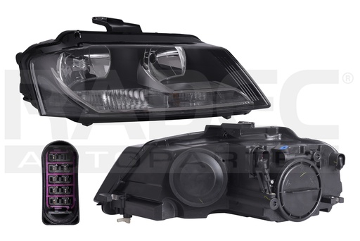 [019-0201-22] FARO AD A3 09-12 ELECTRICO C/MOTOR P/FOCO HALOGENO S/FOCO DEPO DER