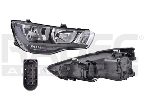 [019-0205-06] FARO AD A1 11-15 ELECTRICO C/MOTOR S/FOCO HALOGENO DEPO DER