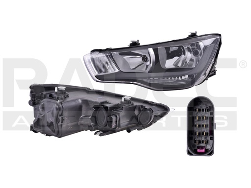 [019-0205-07] FARO AD A1 11-15 ELECTRICO C/MOTOR S/FOCO HALOGENO DEPO IZQ