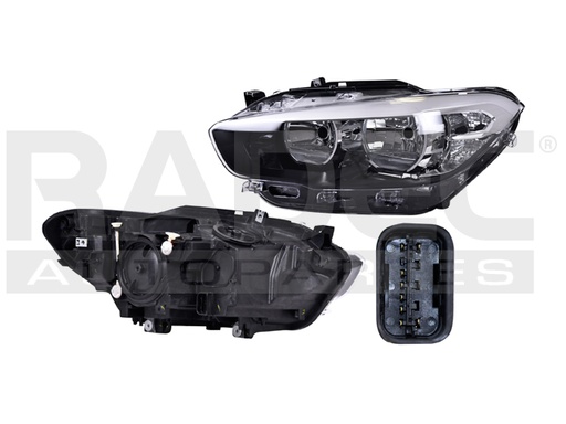 [019-0316-09] FARO BW SERIE 1 16-17 ELECTRICO C/MOTOR FONDO NEGRO C/LEDS S/FOCO DEPO IZQ