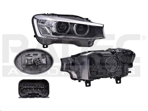 [019-0317-06] FARO BW X3 15-17 ELECTRICO C/MOTOR S/FUNCION DE LUCES ADAPTATIVAS P/FOCO XENON C/LEDS S/FOCO DEPO DER