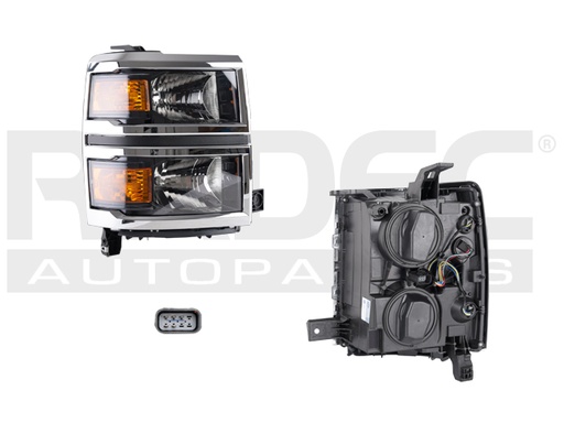 [019-0615-12] FARO CV CHEYENNE 14-16 FILO CROMADO C/FOCO DEPO DER