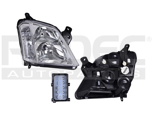 [019-0631-00] FARO CV MERIVA 07-08 EUROPEO MANUAL/ELECTRICO P/FOCO HALOGENO S/FOCO DEPO DER