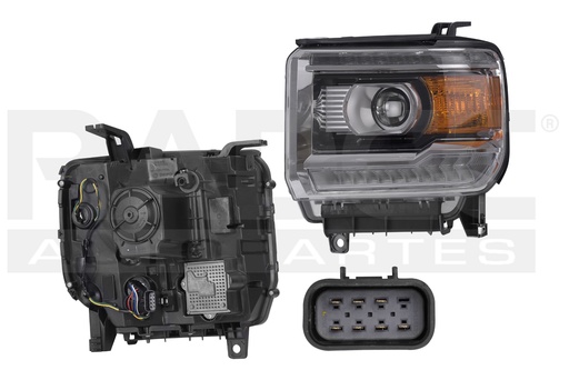 [019-0637-13] FARO CV SIERRA 14-15 C/LEDS DEPO IZQ
