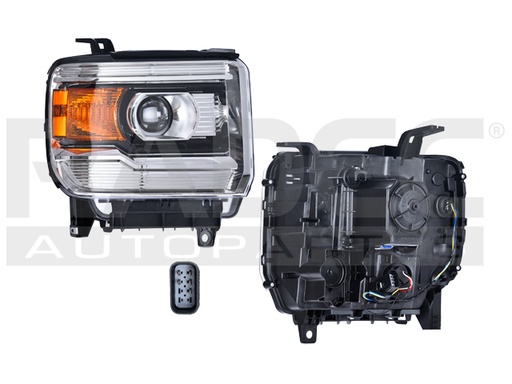 [019-0637-14] FARO CV SIERRA 14-15 C/FOCO HALOGENO S/LEDS DEPO DER