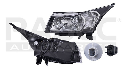 [019-0665-01] FARO CV CRUZE 10-16 MANUAL P/FOCO HALOGENO S/FOCO DEPO IZQ