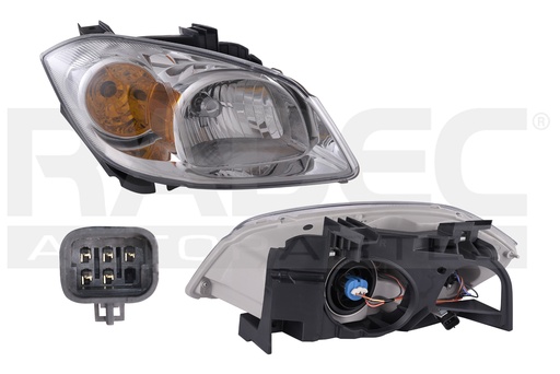 [019-0667-02] FARO CV COBALT LT 05-10 C/BASE FONDO CROMADO C/FOCO DEPO DER