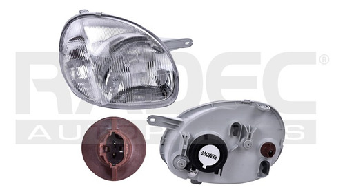[019-0901-00] FARO DG ATOS 00-01 P/FOCO HALOGENO S/FOCO DEPO DER