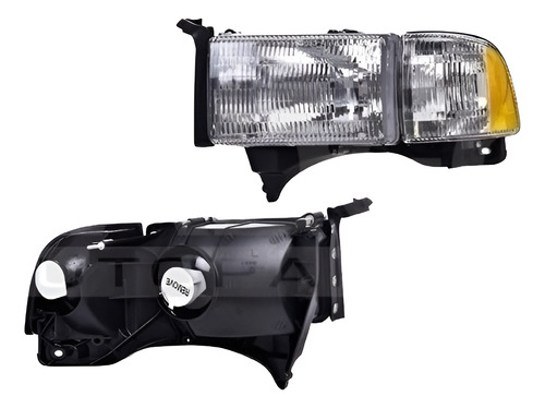 [019-0916-01] FARO DG RAM PU 94-01 C/BASE C/CUARTO S/FOCO DEPO IZQ