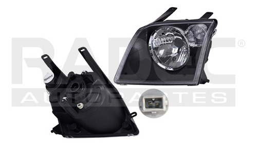 [019-1208-11] FARO FD ECOSPORT 06-07 MANUAL P/FOCO HALOGENO C/CUARTO BLANCO S/FOCO DEPO IZQ