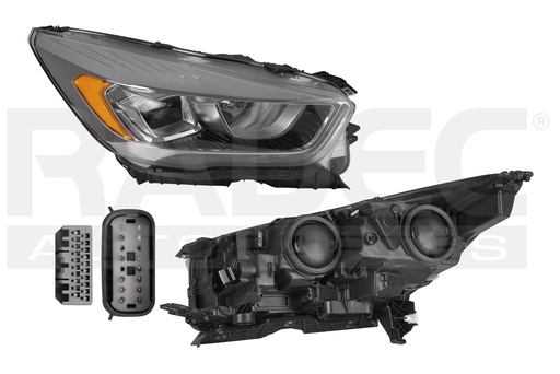 [019-1209-42] FARO FD ESCAPE 17-18 EUROPEA ELECTRICO C/MOTOR C/LEDS S/FOCO HALOGENO DEPO DER