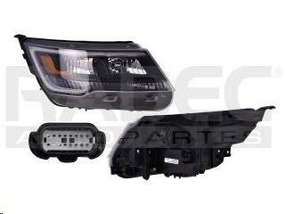 [019-1214-30] FARO FD EXPLORER SPORT 16-19 FONDO NEGRO P/FOCO XENON C/LUZ DE DIA S/FOCO DEPO DER
