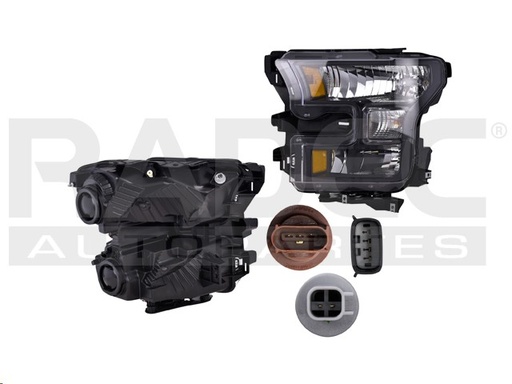 [019-1215-31] FARO FD F-150 15-17 FONDO NEGRO C/FOCO DEPO IZQ