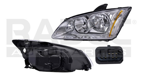 [019-1219-09] FARO FD FOCUS 07-08 4 PUERTAS MANUAL/ELECTRICO P/FOCO HALOGENO S/FOCO DEPO IZQ