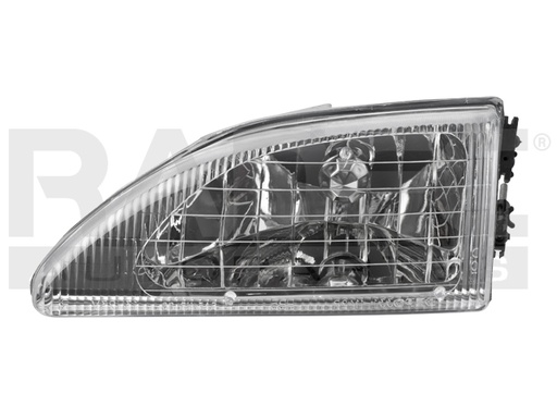 [019-1228-01] FARO FD MUSTANG 94-98 COBRA TRANSPARENTE C/AJUSTE S/FOCO DEPO IZQ