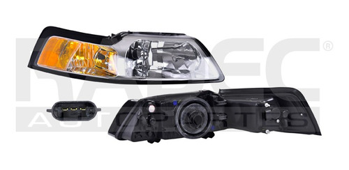 [019-1228-04] FARO FD MUSTANG 99-04 FONDO CROMADO DEPO