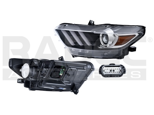 [019-1228-41] FARO FD MUSTANG 15-17 C/LEDS P/FOCO XENON S/FOCO DEPO IZQ