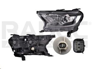 [019-1230-31] FARO FD RANGER 17-21 MANUAL/ELECTRICO C/LUPA FONDO NEGRO C/LUZ DE DIA P/FOCO H11/H15 S/FOCO DEPO IZQ