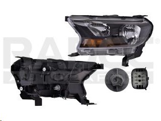 [019-1230-35] FARO FD RANGER 17-21 MANUAL/ELECTRICO FONDO NEGRO P/FOCO HB3 S/FOCO DEPO IZQ