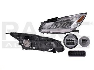 [019-1301-45] FARO HD ACCORD EXL 16-17 6 CILINDROS C/LEDS C/FOCO DEPO IZQ