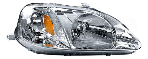 [019-1302-00] FARO HD CIVIC 99-00 2 Y 4 PUERTAS P/FOCO HALOGENO S/FOCO DEPO DER