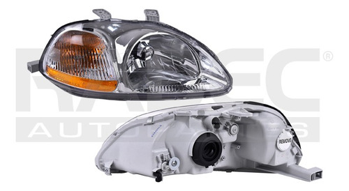 [019-1302-02] FARO HD CIVIC 96-98 2 Y 4 PUERTAS P/FOCO HALOGENO S/FOCO DEPO DER