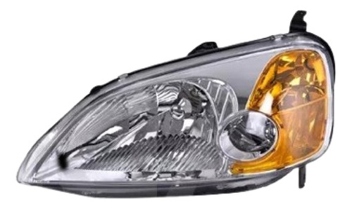 [019-1302-07] FARO HD CIVIC 01-03 2 PUERTAS S/FOCO DEPO IZQ