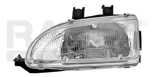 [019-1302-11] FARO HD CIVIC 92-95 2 Y 4 PUERO DEPO IZQ