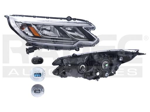 [019-1303-26] FARO HD CR-V EX SE 15-16 C/LUZ DE DIA C/LEDS C/FOCO DEPO DER