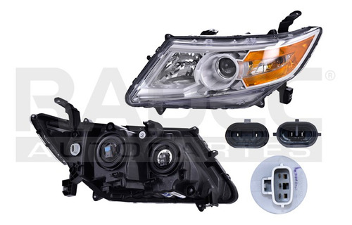 [019-1305-19] FARO HD ODYSSEY 11-13 C/FOCO DEPO IZQ