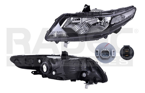 [019-1310-01] FARO HD CITY 10-13 MANUAL/ELECTRICO P/FOCO HALOGENO S/FOCO DEPO IZQ