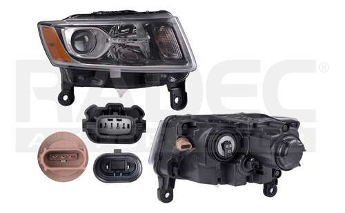 [019-1605-28] FARO JP GRAND CHEROKEE 14-16 C/FOCO HALOGENO DEPO DER