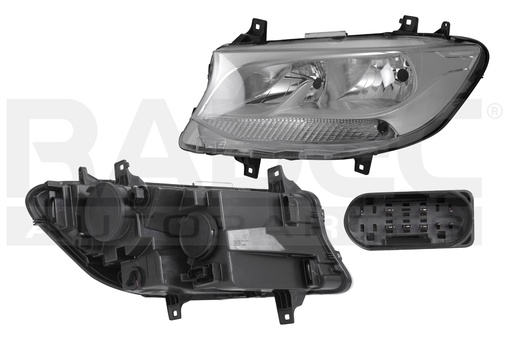 [019-2006-13] FARO MC SPRINTER 19-21 ELECTRICO C/MOTOR S/FOCO DEPO IZQ