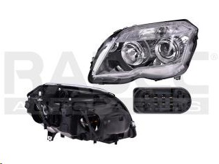 [019-2018-03] FARO MC GLK 09-12 ELECTRICO C/MOTOR FONDO NEGRO P/FOCO HALOGENO S/FOCO DEPO IZQ
