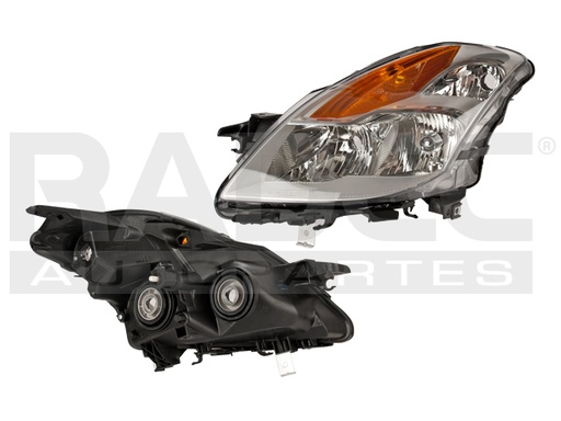 [019-2302-49] FARO NS ALTIMA 07-09 2 PUERTAS P/FOCO HALOGENO C/FOCO DEPO IZQ