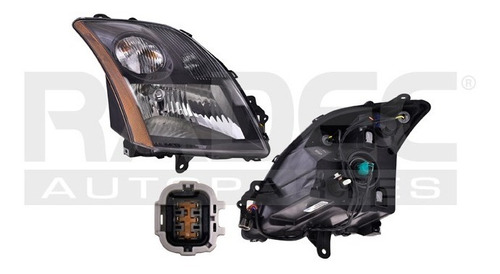 [019-2316-46] FARO NS SENTRA 07-10 FONDO NEGRO C/FOCO DEPO DER