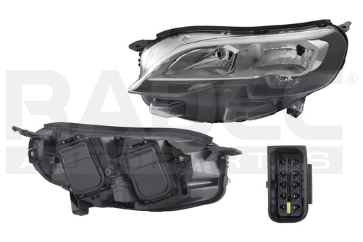 [019-2412-01] FARO PG EXPERT 18-20 ELECTRICO C/MOTOR S/FOCO DEPO IZQ