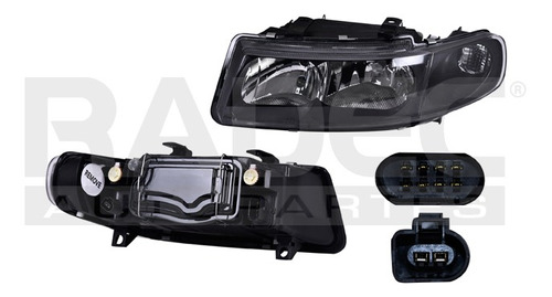 [019-2705-01] FARO ST LEON 01-06 ELECTRICO P/FOCO HALOGENO S/FOCO DEPO IZQ