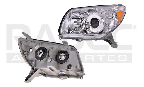 [019-3001-09] FARO TY 4 RUNNER 06-09 FONDO CROMADO S/FOCO DEPO IZQ