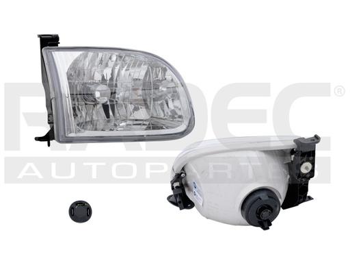 [019-3017-26] FARO TY TUNDRA 00-04 CABINA REGULAR/CABINA MEDIA C/AJUSTES C/FOCO DEPO DER