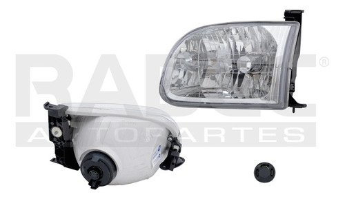[019-3017-27] FARO TY TUNDRA 00-04 CABINA REGULAR/CABINA MEDIA C/AJUSTES C/FOCO DEPO IZQ