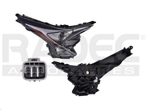 [019-3019-08] FARO TY PRIUS 16-18 C/LEDS S/FOCO DEPO DER