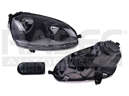 [019-3103-02] FARO VW BORA 05-10 GLI FONDO NEGRO HELLA