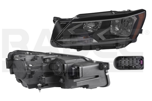 [019-3114-21] FARO VW PASSAT 16-19 C/FOCO HALOGENO DEPO IZQ