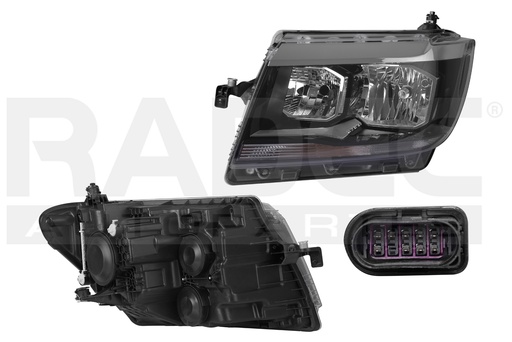 [019-3124-05] FARO VW CRAFTER 19-23 ELECTRICO C/MOTOR S/FOCO DEPO IZQ