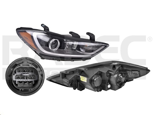 [019-3402-26] FARO HY ELANTRA 17-18 S/LUZ DE DIA C/FOCO DEPO DER