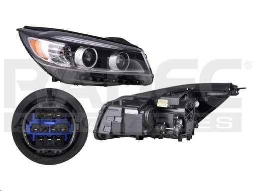 [019-3503-10] FARO KI SORENTO 16-18 C/LEDS C/FOCO DEPO DER