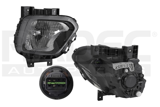 [019-3508-06] FARO KI SOUL 20-22 S/MOTOR C/FOCO HALOGENO 3 PINES DEPO DER