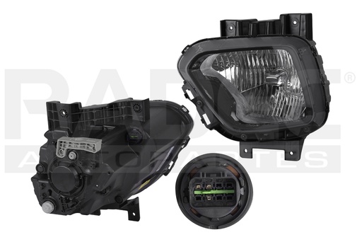 [019-3508-07] FARO KI SOUL 20-22 S/MOTOR C/FOCO HALOGENO 3 PINES DEPO IZQ